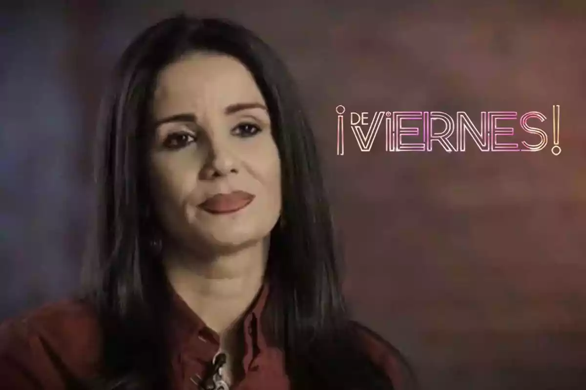 Captura de Ana Herminia con el logo de De Viernes
