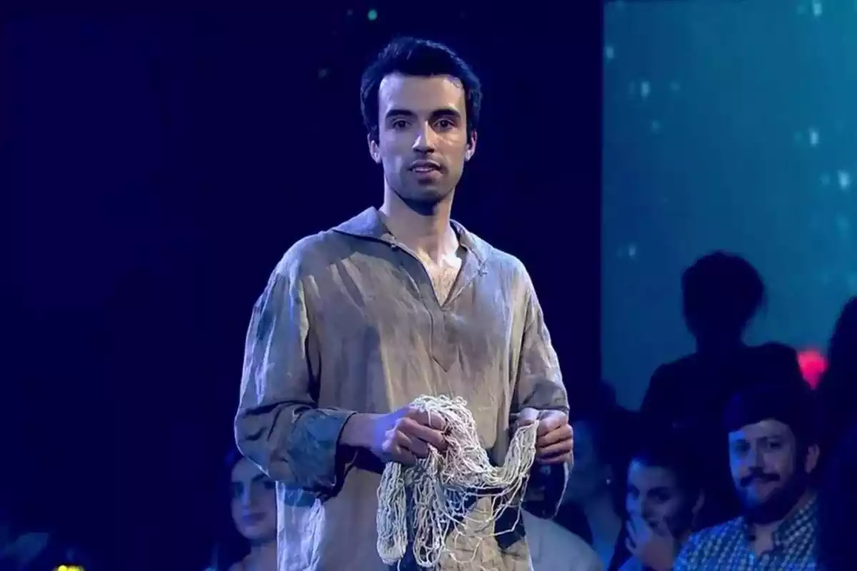 Captura de Bruno Vila en su actuación de la semifinal de Bailando con las Estrellas