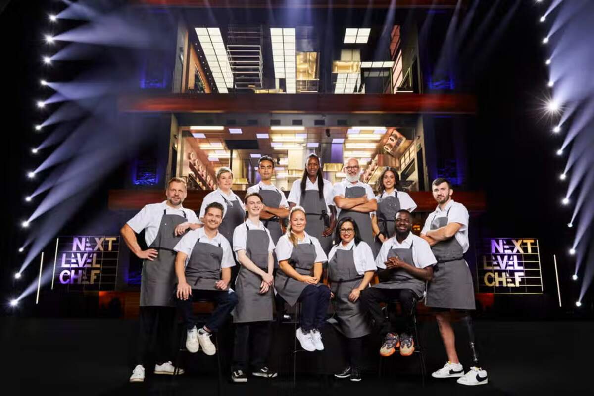 Captura de los concursantes de Next Level Chef de Estados Unidos