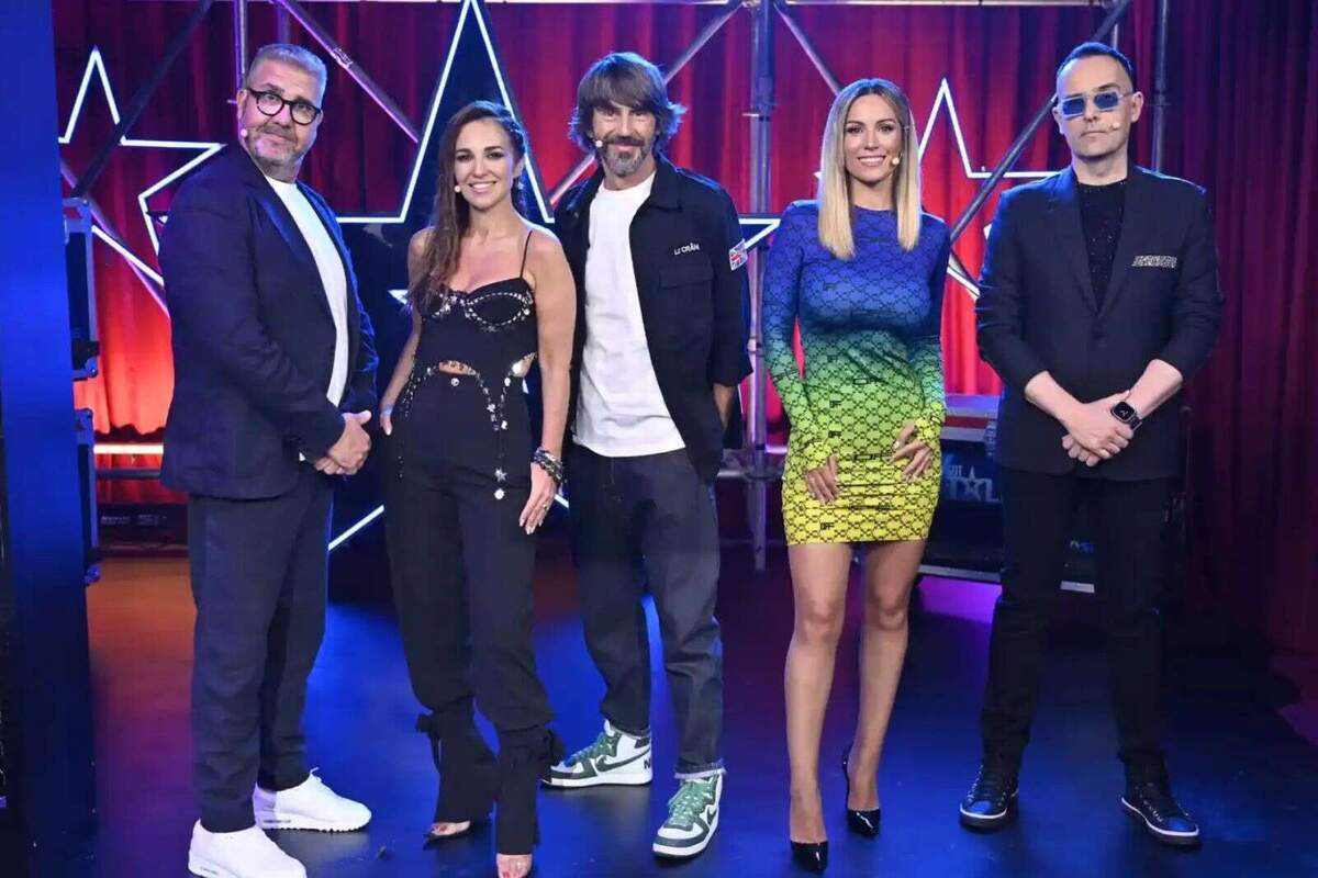 Florentino Fernández, Paula Echevarría, Santi Millán, Edurne y Risto Mejide en Got Talent