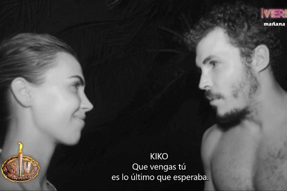 Captura de la noche entre Sofía Suescun y Kiko Jiménez en Supervivientes