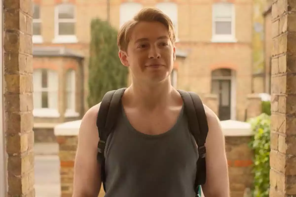 Captura de Kit Connor en la promo de la tercera temporada de Heartstopper