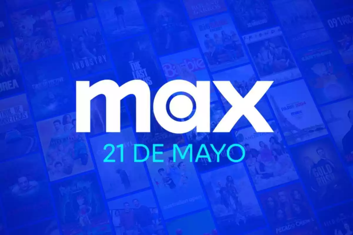 Cartel de Max, el renovado servicio de HBO, con el cartel de 21 de mayo