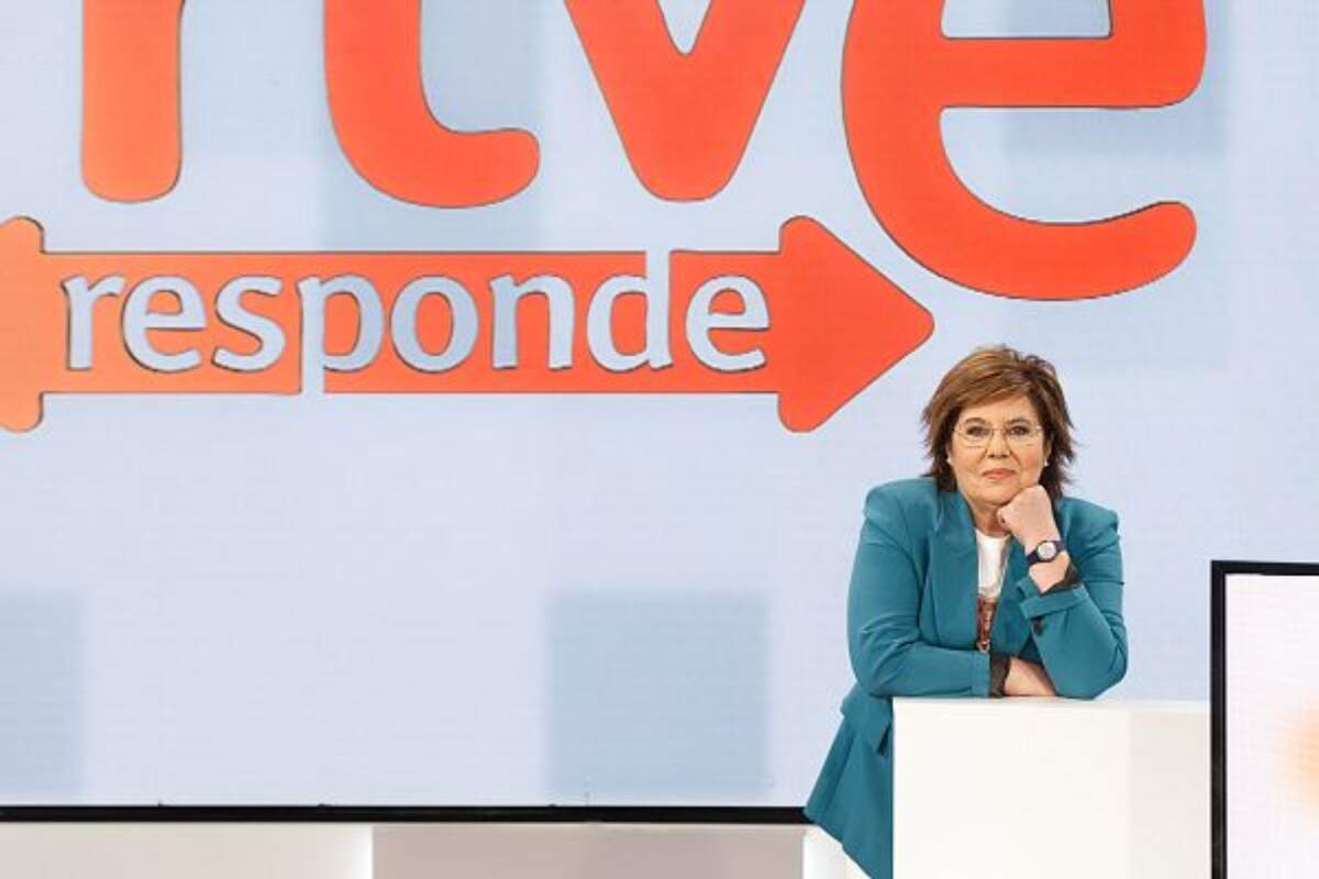 Fotografía de María Escario como defensora de la audiencia en RTVE Responde