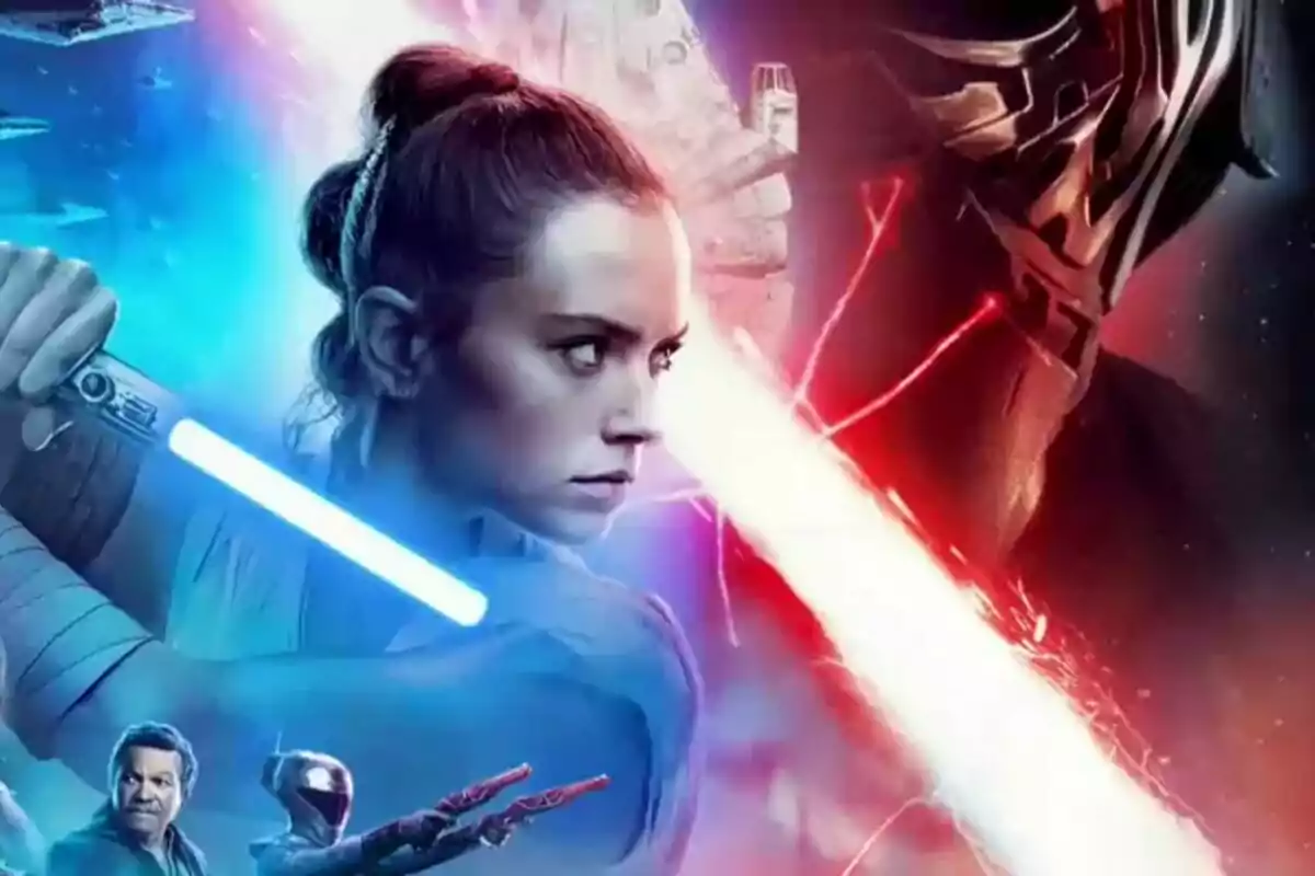 Montaje de Star Wars ante su estreno en Mediaset