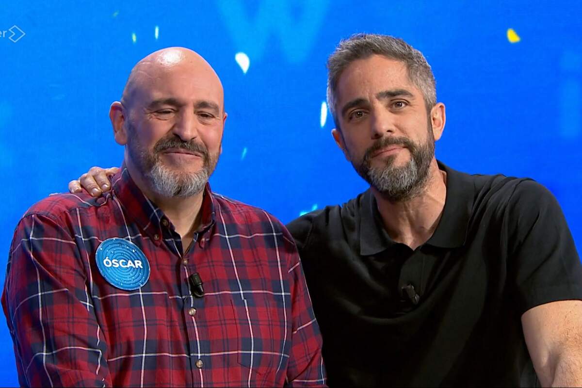Captura de Óscar Díaz y Roberto Leal en Pasapalabra de Antena 3