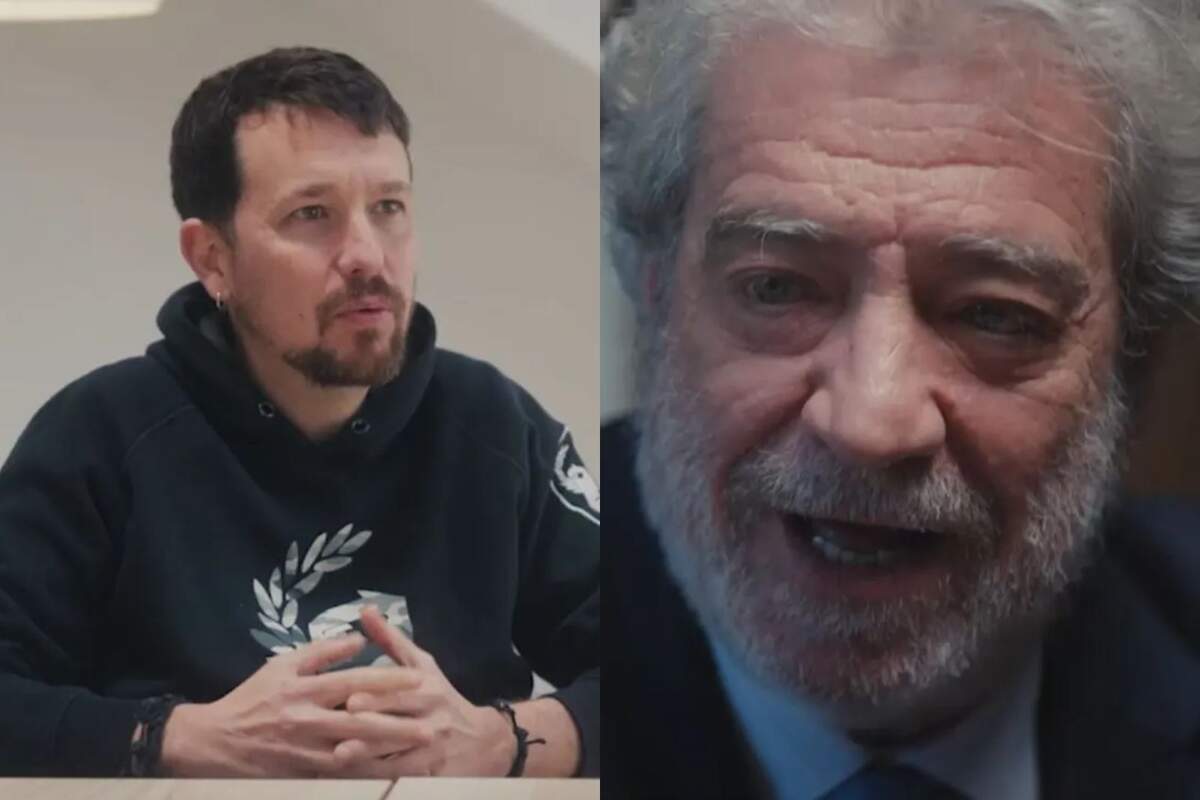 Montaje de Miguel Ángel Rodríguez y Pablo Iglesias como protagonistas de Otro Enfoque de Cuatro